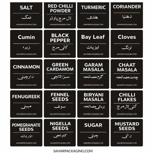Kitchen Labels - Stickers