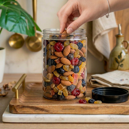 Round Plastic Jar - 375ml