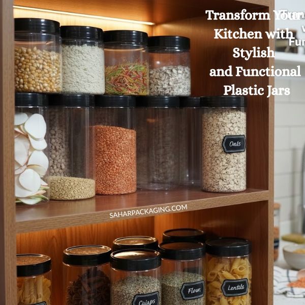 Transform Your Kitchen with Stylish and Functional Plastic Jars – Sahar ...