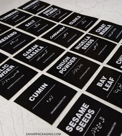 Kitchen Labels - Stickers