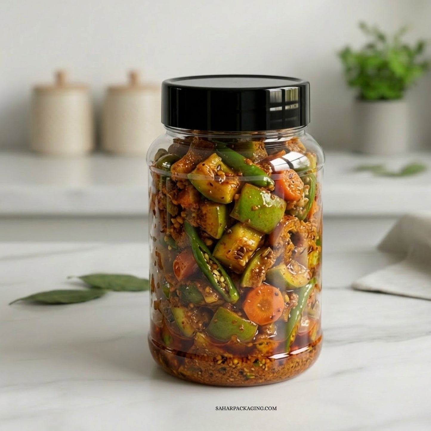 Wide Mouth Plastic Jars - KG