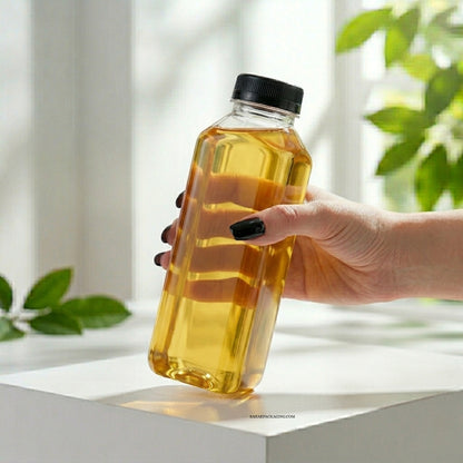 500ml Square Plastic Bottle