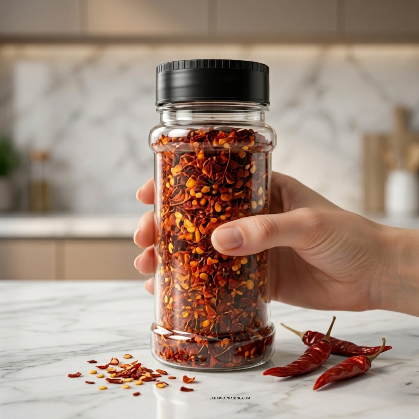 Screw Cap Spice Jar - 320ML