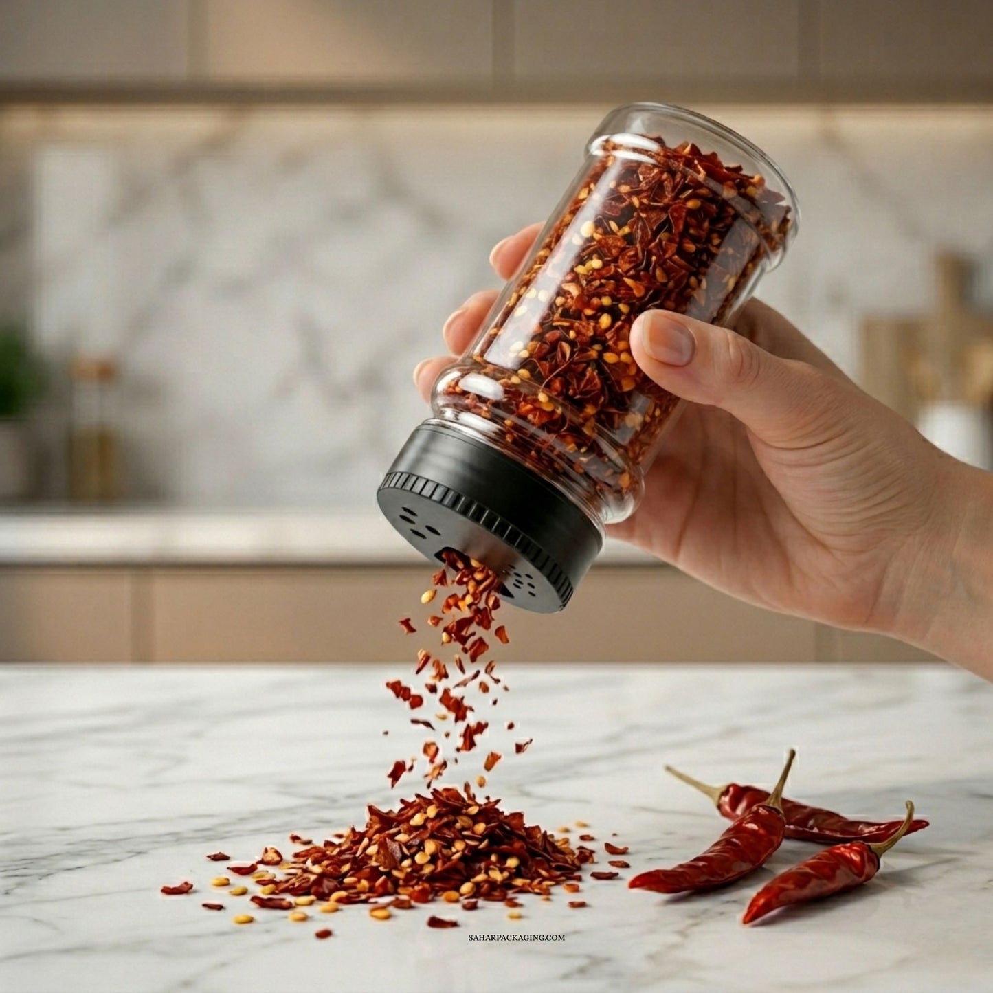 Screw Cap Spice Jar - 320ML