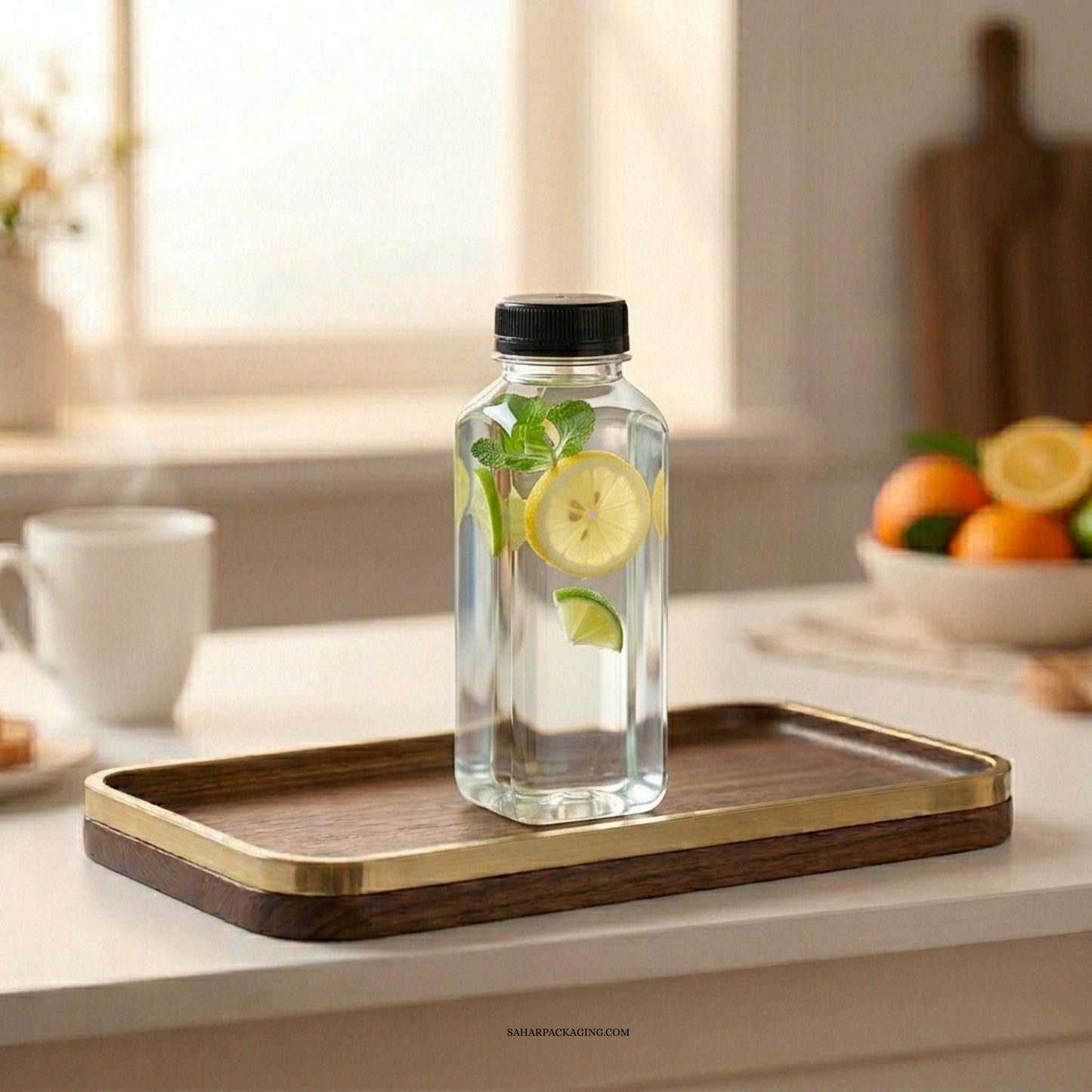 Square Plastic Bottle - 250ml