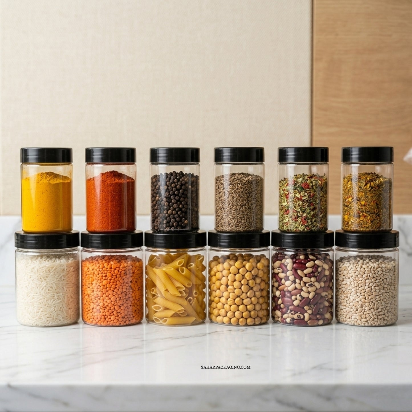 Kitchen Storage Deal - 12 Pieces Free Delivery + Spice Stickers
