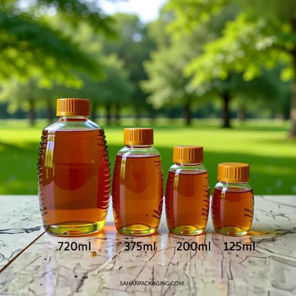 Ribbed Plastic Bottle - Flippable Cap