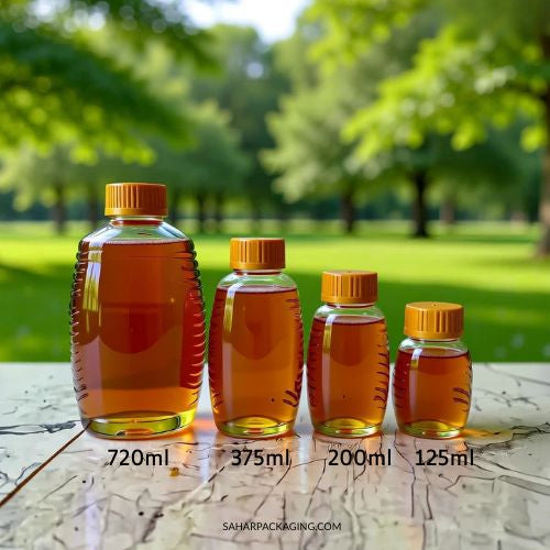 Ribbed Plastic Bottle - Flippable Cap