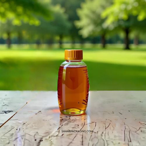 Ribbed Plastic Bottle - Flippable Cap