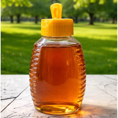 Ribbed Plastic Bottle - Flippable Cap