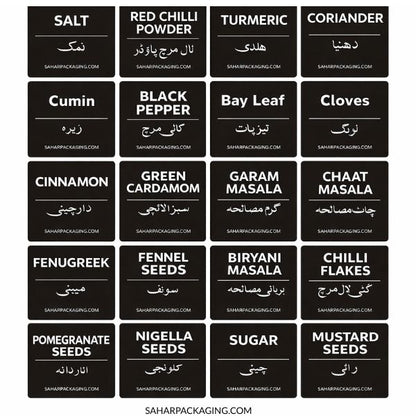 Kitchen Storage Deal - 12 Pieces Free Delivery + Spice Stickers