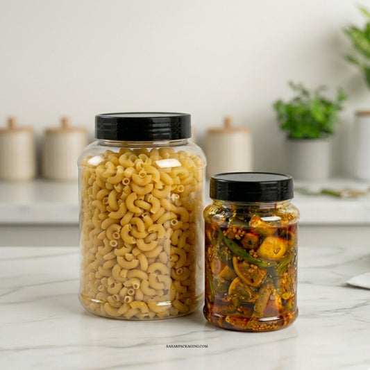 Wide Mouth Plastic Jars - KG