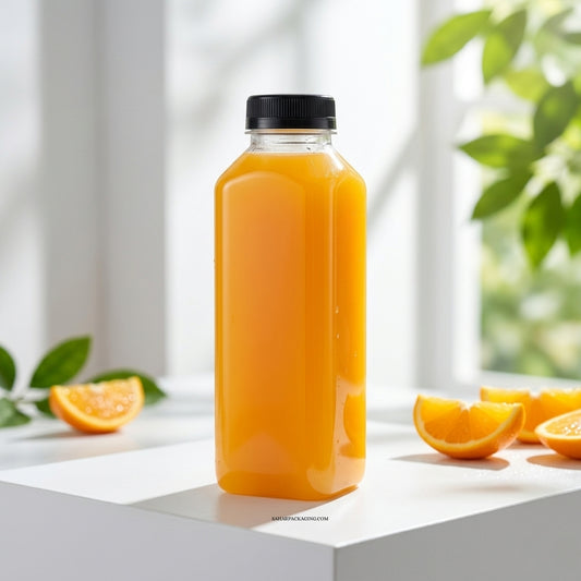 500ml Square Plastic Bottle