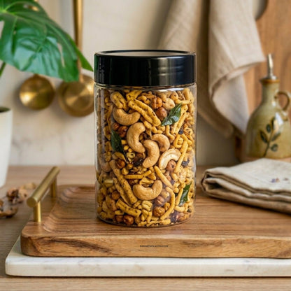 Round Plastic Jar - 375ml