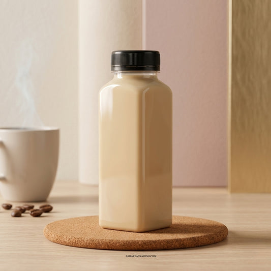 Square Plastic Bottle - 250ml