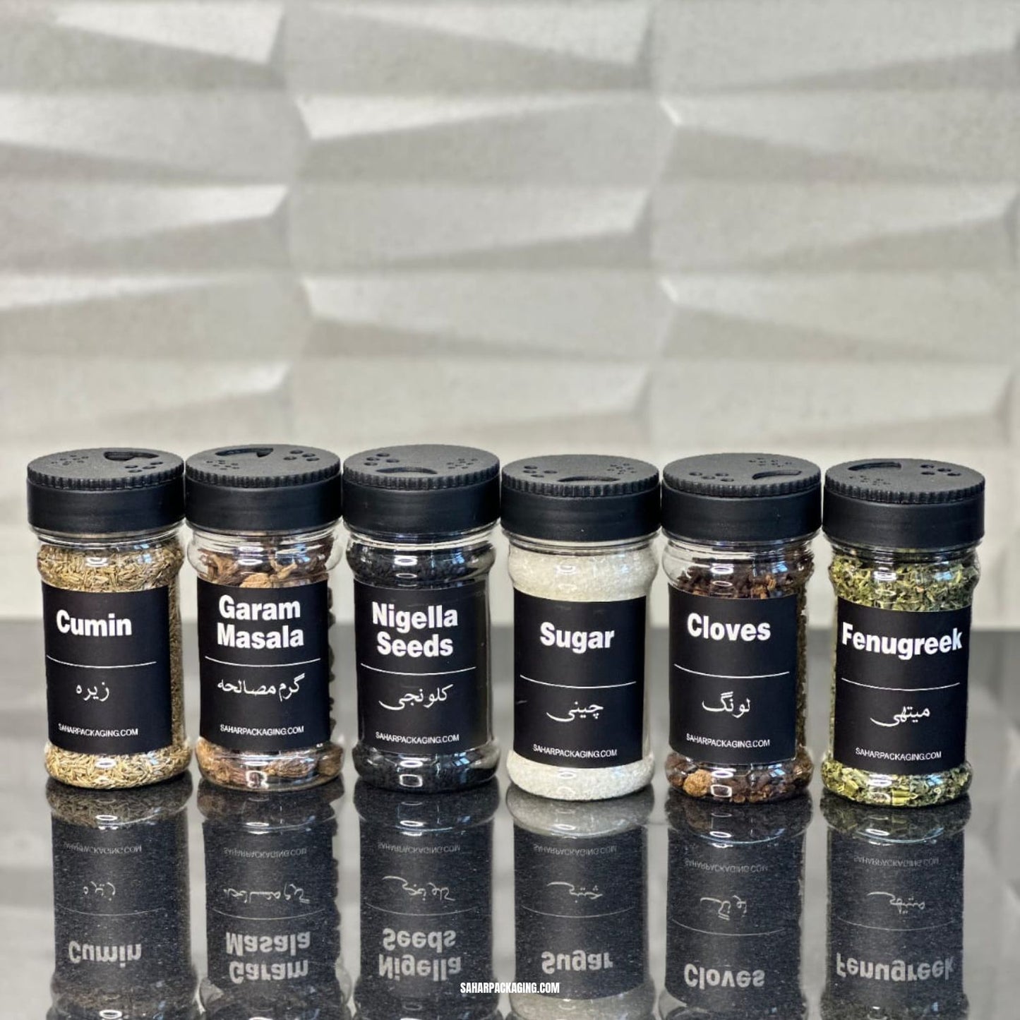 12 PCS Spice Jar Combo (320ml + 180ml) with Free Delivery Offer