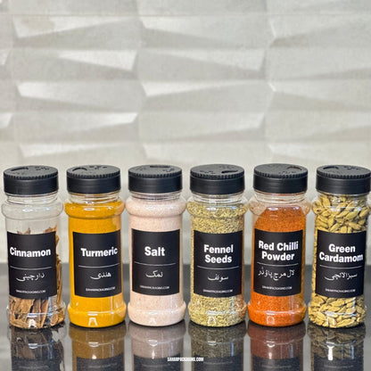 12 PCS Spice Jar Combo (320ml + 180ml) with Free Delivery Offer