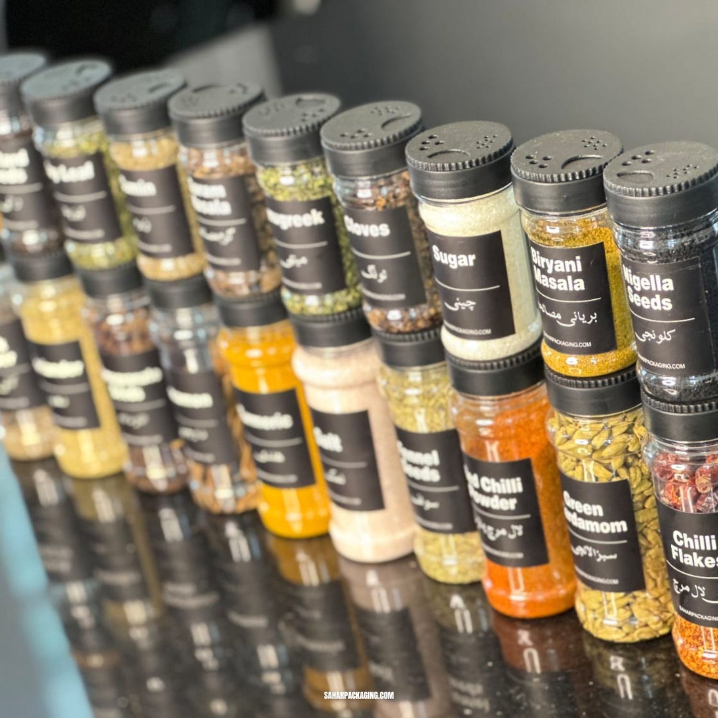 12 PCS Spice Jar Combo (320ml + 180ml) with Free Delivery Offer