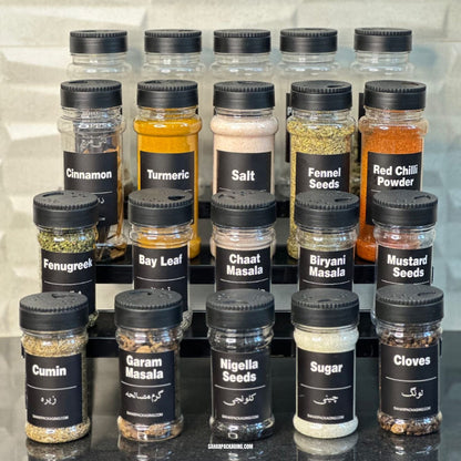 20 Masala Jar Deal – Complete Kitchen Set (Free Delivery + Free Stickers)
