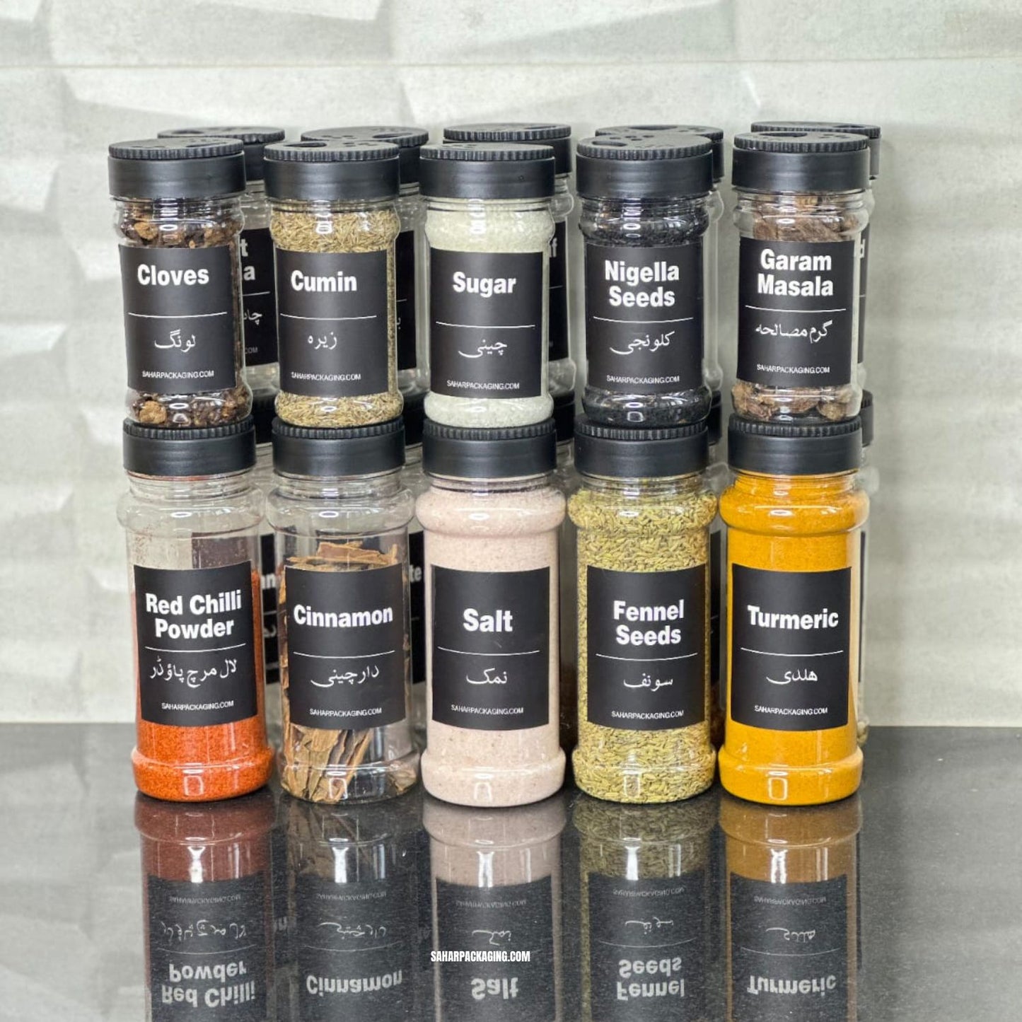 20 Masala Jar Deal – Complete Kitchen Set (Free Delivery + Free Stickers)