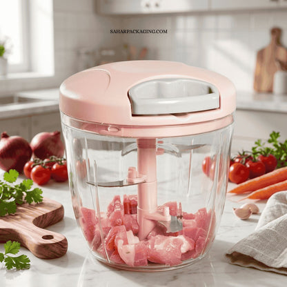 Manual Hand Pull Food Chopper for Vegetables & Fruits | Free Delivery