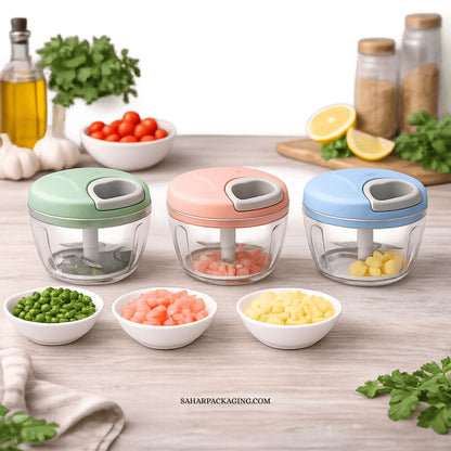 Manual Hand Pull Food Chopper for Vegetables & Fruits | Free Delivery
