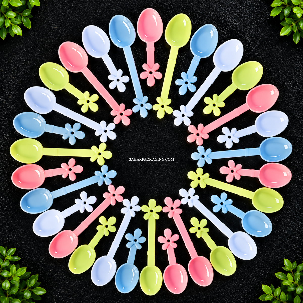 20-Piece Kitchen Storage Jar Set (650ml & 420ml) with Stickers & 20 Spoons