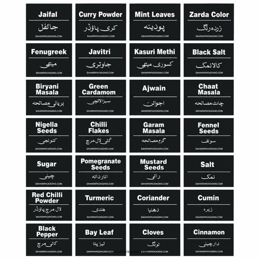 Kitchen Labels - Stickers