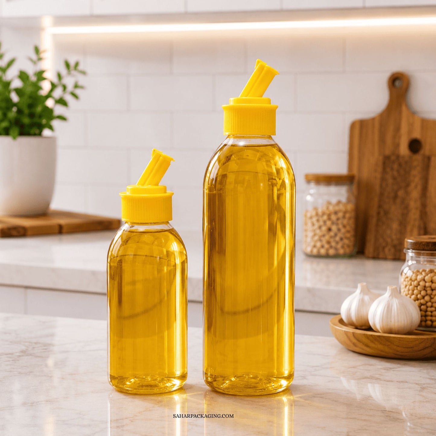 Plastic Oil Bottles