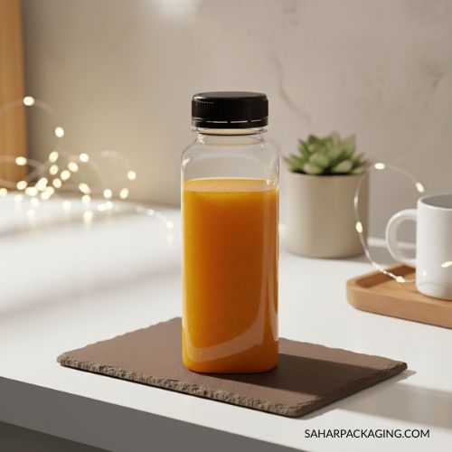 250ml Square Plastic Bottle