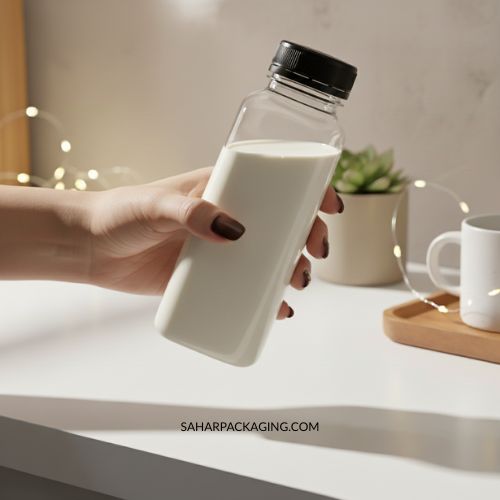 250ml Square Plastic Bottle
