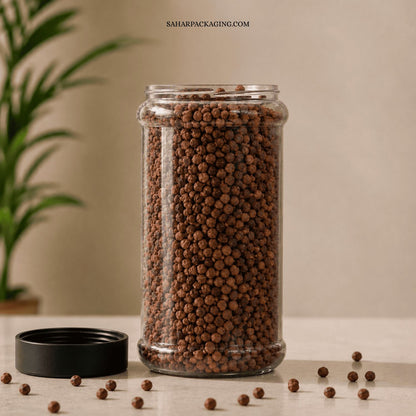 CrystalVault 950ml Hard Plastic Storage Jar