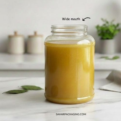 Wide Mouth Plastic Jars - KG