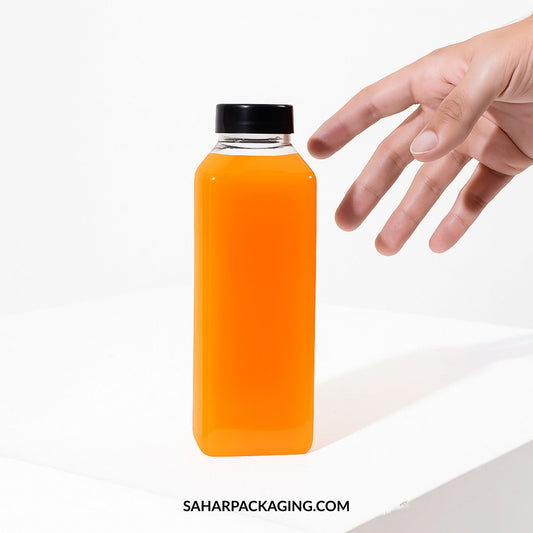 500ml Square Plastic Bottle
