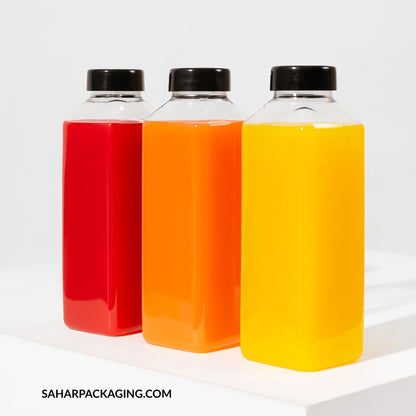 500ml Square Plastic Bottle