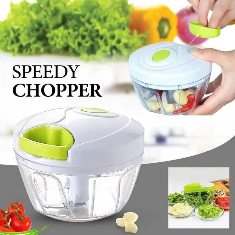 Manual Food Chopper – Hand Pull Vegetable & Fruit Chopper (Assorted)